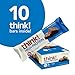 think! Protein Bars, High Protein Snacks, Gluten Free, Sugar Free Energy Bar with Whey Protein Isolate, Brownie Crunch, Nutrition Bars without Artificial Sweeteners, 2.1 Oz (10 Count)