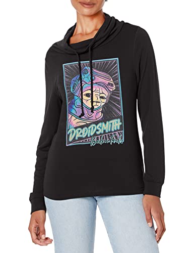 Sudadera Star Wars mujer cuello holgado camiseta manga larga punto Babu Frik Rise of Skywalker XXL