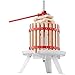 VEVOR Fruit Wine Press, 3.2 Gallon/12L, Solid Wood Basket with 6 Blocks, Manual Juice Maker, Cider Apple Grape Tincture Vegetables Honey Olive Oil Making Press with Pole Handle Bar for Kitchen, Home