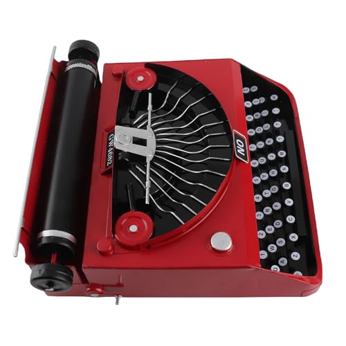 Klassisches Retro-Handbuch-Schreibmaschinenmodell, Schreibmaschinentastatur, Retro-Schreibmaschinendekor aus Metall, Geschenke Zum Stressabbau für Frauen und Männer, Heimdekoration