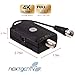 GE Indoor TV Antenna Amplifier, Antenna Signal Booster, HD TV Digital VHF UHF, Low Noise, AC Power Adapter, Black, 42178
