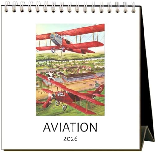 Aviation 2026 Desk Calendar