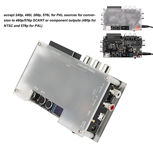 Ossc Open Source Scan Converter, Dual Modes Ossc Add On Board Hd Video Converter With Scart, Ossc Scart Component Converter With S Video For Ntsc Pal Retro Gaming Game Console #TOP3