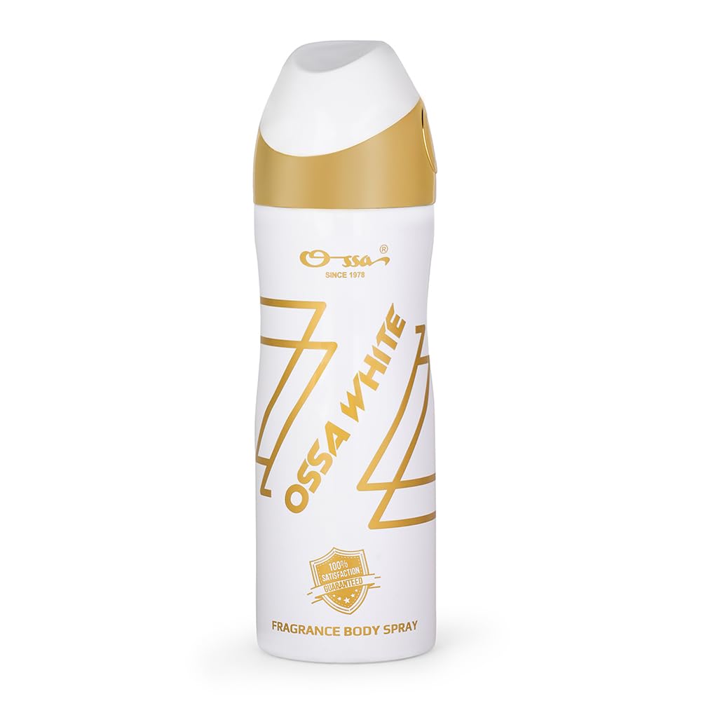 Ossa White Musculine Body Spray 200ml | Luxurious Fragrance With Ambery And Citrusy Notes | Premium Long Lasting Deodorant For Men | Ideal For Every Occasion | Best Gift for Perfume Lovers