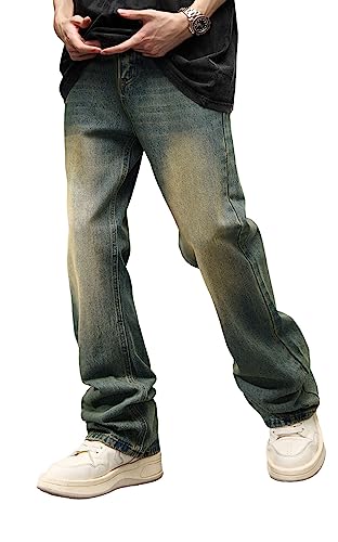 Men's Relaxed Fit Casual Hiphop Retro Style Jeans3