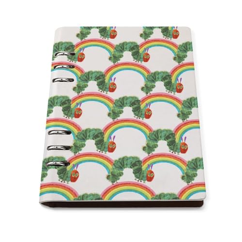 ノート はらぺこあおむし 絵本 メモ帳 バインダーノート A5 6穴 90枚 てちょう ハードカバー メモ ンダー A5サイズ 横罫線 ??本 文房具 オフィス用品 ルーズリーフ 学生 キャンパス おしゃれ プレゼント 贈り物