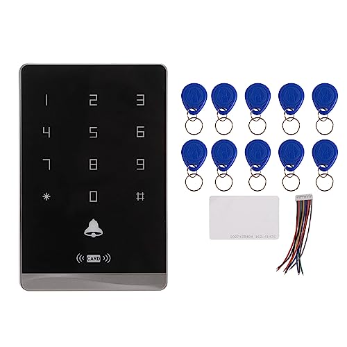 Keypad T Access Control System, ID Card Reader with Back and Door , 1600 Card STO , ABS Industrial G l for Buildings and s