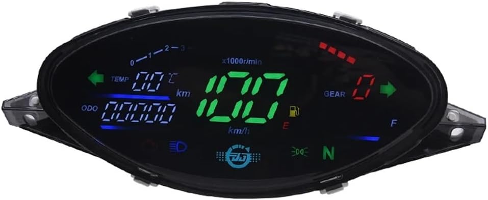 オートバイ 走行距離計 デジタルバイクスピードメーターRPMダッシュボード Biz 100 C100 1998 1999 2000