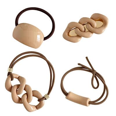 HANA JEWEL by Impression Jewellery Trendy Fashion Elastic Rubber Bands | Ponytail Holders | Hair Band & Hair Ties Set for Women & Girls | Hair Accessories for Women (Pack of 3 Pcs) (B0CG21VFVN) Amazon Price History, Amazon Price Tracker