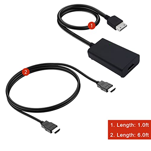 Hdmi Cable For Sega Dreamcast Dc Console, Dreamcast To Hdmi Adapter With True Vga Signal Output (100% Improved Video Quality-Hd Converter) #TOP6