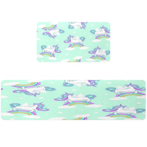 Alfombrillas de cocina decorativas para un cuarto de lavado alegre 2