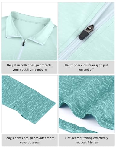 Image of Cucuchy Womens V Neck Golf Polo Shirts Moisture Wicking Sports Workout Tops