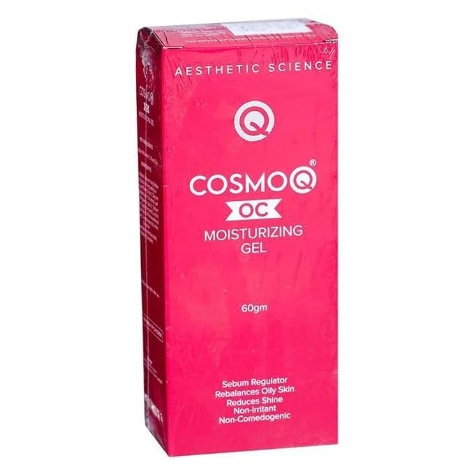 Image of COSMO Q OC Moisturising Gel, Sebum Regulator for Oily Skin (60 g)
