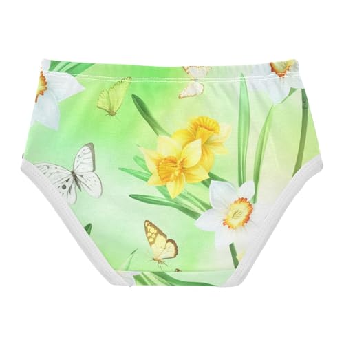Pattern Girls Underwear Toddlers 2t Cotton Panties Little Girl Spring Butterfly Yellow Floral Green Briefs Girls Undies2