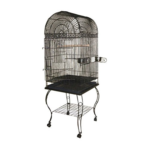 A&E Cage 600A White Economy Dome Top Bird Cage, 20″ x 20″