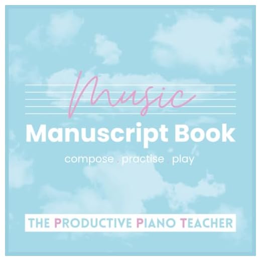 Music Manuscript Book: Compose · Practise · Play Piano Lessons: A clear, spacious music writing book designed for beginner piano and music students - ideal for learning to read and write music.
