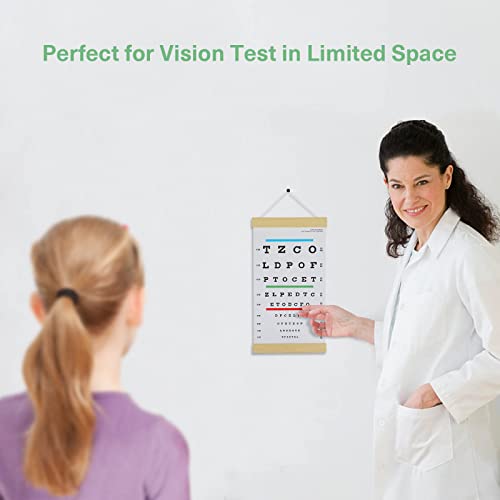 Image of NOYOC Snellen Eye Chart, Eye Charts for Eye Exams 10 Feet, Snellen Chart (Pack of 2)