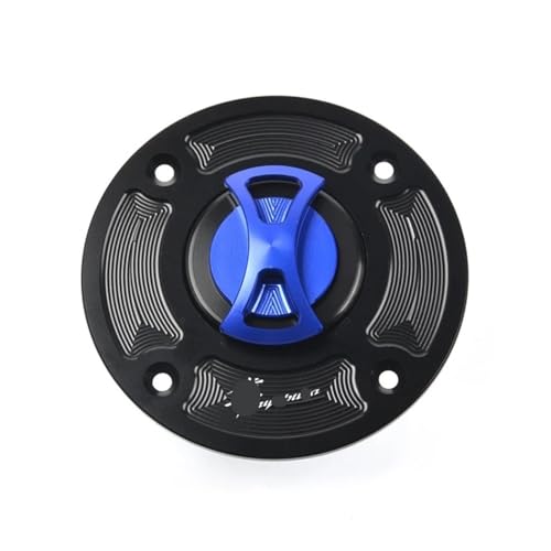 Bouchon réservoir carburant moto bleu pour virées en Hayabusa 1300