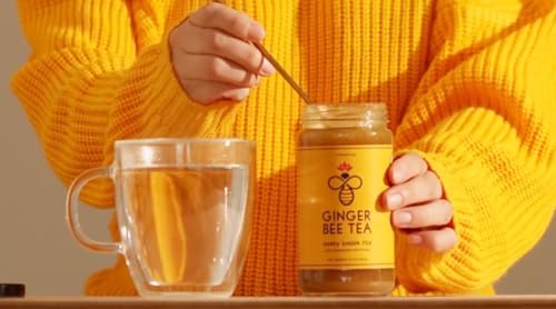 Image of Ginger Bee Honey Ginger Tea Concentrate, Real Honey, Caffeine-Free, 15 oz