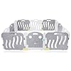 Baby Vivo Baby Box Tweelingbox Kruipbox Krabbelpark Speelbox Veiligheidshek Playpen Baby Kunststof 12 elementen – Milo