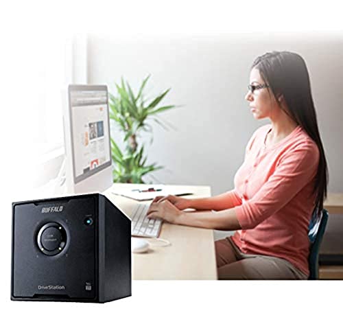Image of BUFFALO DriveStation Quad 4-Bay 24TB (4x6TB) TAA Desktop External Hard Drive USB 3.2