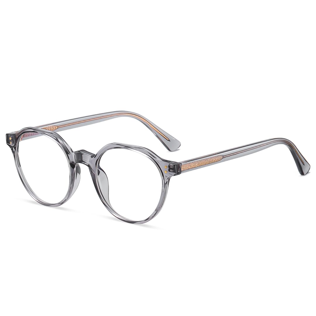 Occhiali da vista retrò da uomo, occhiali da vista rotondi trasparenti da donna, occhiali alla moda