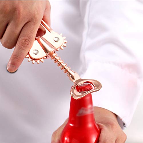 MRKU Cavatappi per Vino, Acciaio per Birra