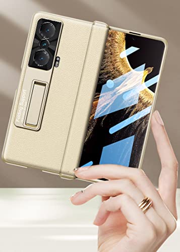 Étui pour Honor Magic Vs coque de téléphone cuir or mince