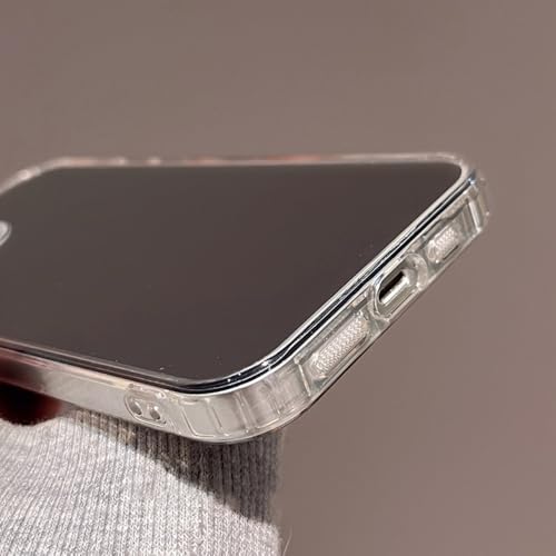 Housse boîtier galvanisée avec miroir de maquillage argent iPhone 12