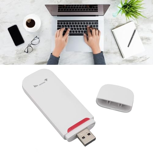 Dongle Modem USB 4G LTE da 500 Mbps, Router con Slot per Scheda SIM, Hotspot da Viaggio Portatile, Supporta Fino a 10 Utenti, Europa, Asia, Oceania, Africa, per Smartphone,