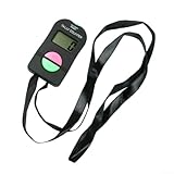 Contador electrónico, anillo de dedo de pantalla digital de mano con sonido de 4 dígitos para sustracción de flujo peatonal