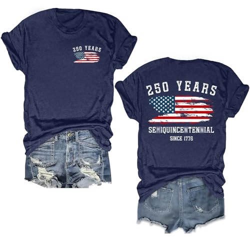 Image of Ithalt Women 4th of July Shirt Fourth of July Shirts USA Sequin Tshirt American Patriotic T-Shirt Stripes Tee Tops