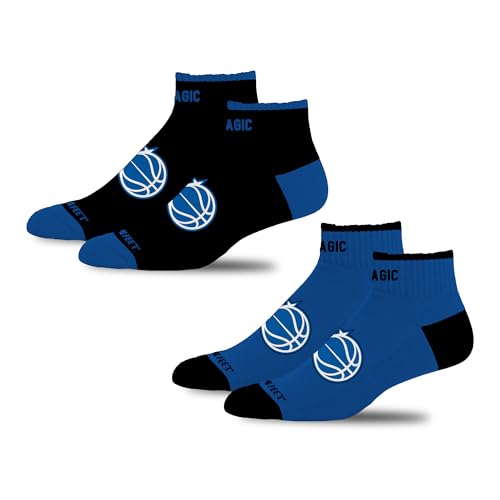 For Bare Feet NBA ORLANDO MAGIC Front and Center 2 Pack Team Colors Large
