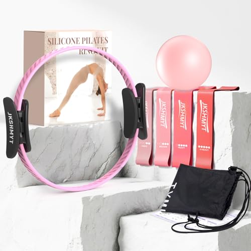 Équipement de pilates 36,8 cm tonifiant avec élastiques et ballon pour sculpter la silhouette