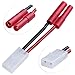 Hobbypark HXT 4.0mm to Female Tamiya Connector Adapter with 14AWG Silicone Wire Cable 1.96" (50mm) for RC Charger