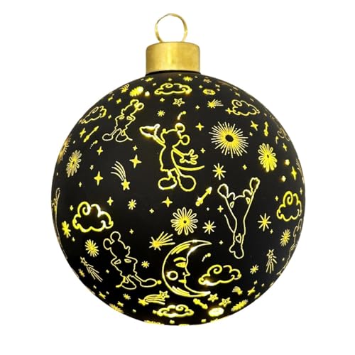 Christmas Inspirations Mickey Mouse Weihnachtskugel 10 cm beleuchtet -...