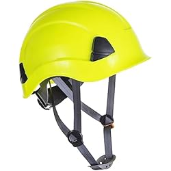 Casco Clase 0 Portwest PS53 Casco de Seguridad Ligero para Trabajos en Altura Negro
