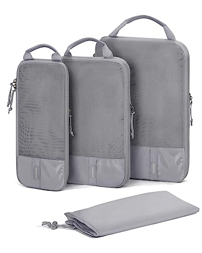 Image of BAGSMART Compression Packing Cubes for Travel, Lightweight Vacation Essentials, Suitcase Organizer Bags Set, Durable Luggage Organizer Travel Accessories (2 /4 /6 Set)