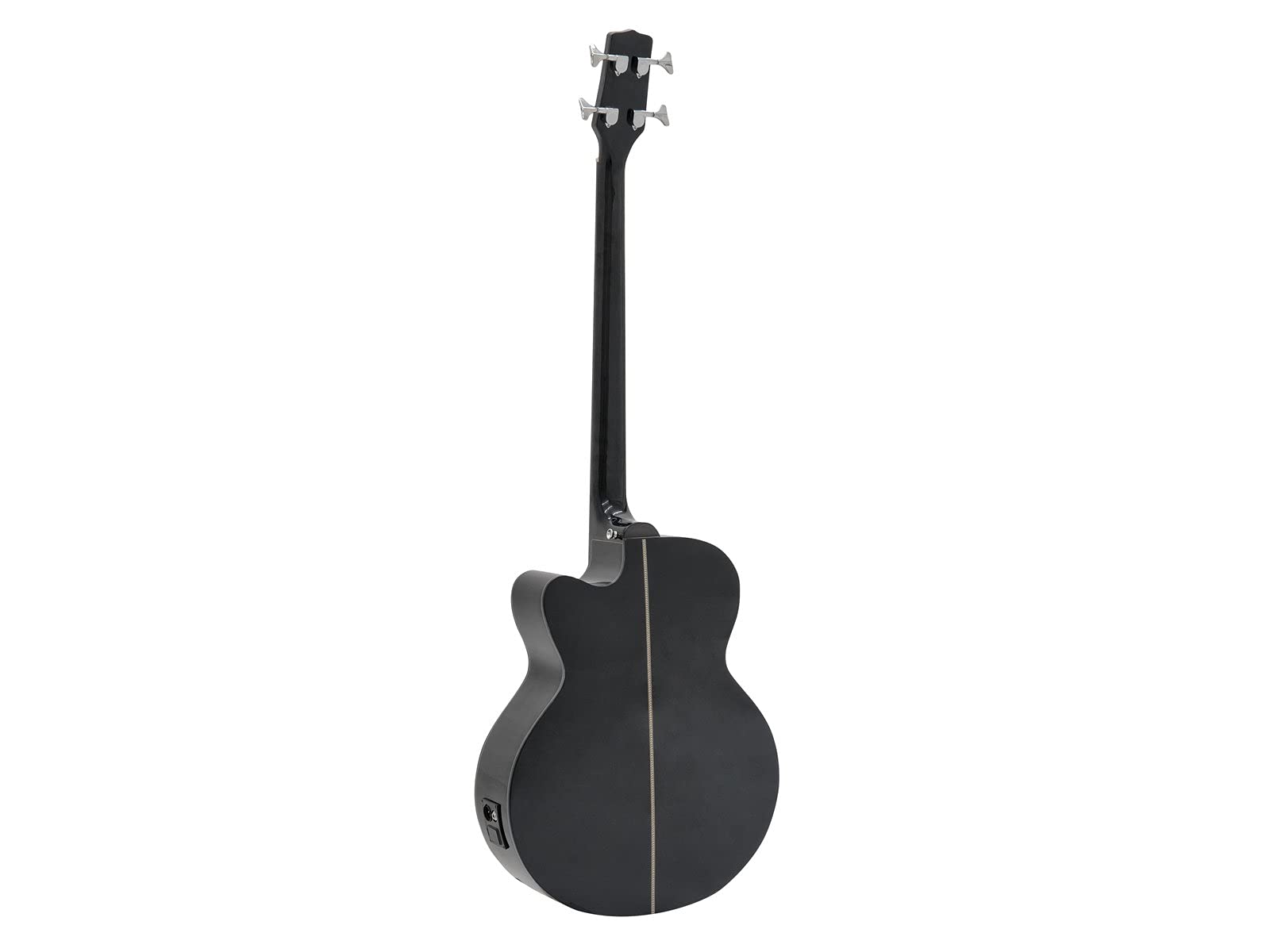 DIMAVERY AB-450 Akustikbass, schwarz | Akustischer Bass mit Tonabnehmer