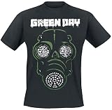 Color: Negro T-Shirt # S Black Unisex # Green Mask