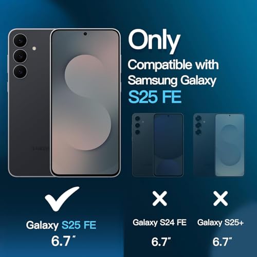 Image of 4youquality Military-Grade Gorilla Tempered Glass For Galaxy S25 FE 5G (1 Pack) | 9H Hardness | Edge-to-Edge Coverage | Bubble-Free Installation