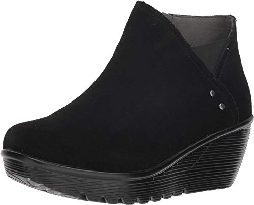 Skechers Women's Parallel Ditto Asymmetrical Collar Suede Bootie