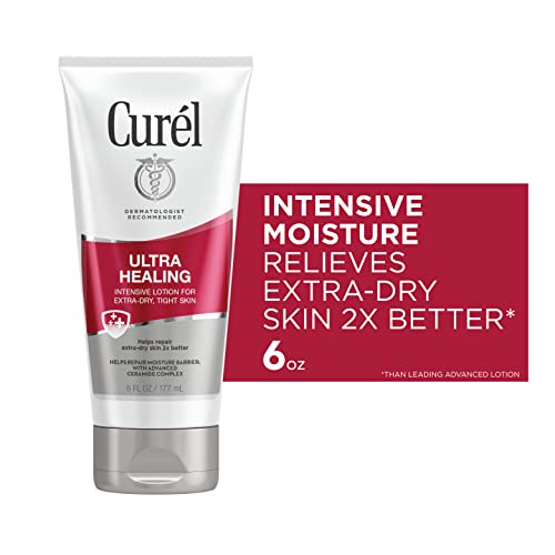 Curél Ultra Healing Body Lotion, Moisturizer For Extra Dry Skin, Body And Hand Lotion With Advanced Ceramide Complex And Hydrating Agents, 6 Ounce (Pack Of 2) #TOP1