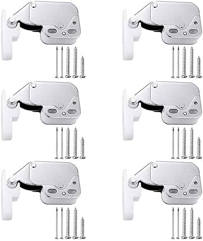 FANJIE 4Pcs Push To Open Touch Release Door Catch Latch Hinge Cupboard Cabinet Magnetic