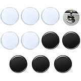 LIANHATA 吸盤 ベース 10枚セット 吸盤基台ベース 8cm 強力 補助板 車載ホルダー 粘着パッド 台座 両面 DIY 車用 網戸用 再利用可能 (2色)