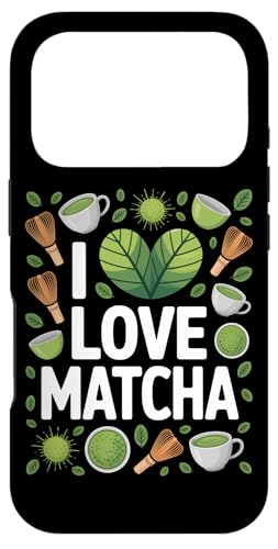 I Love 抹茶葉泡立て器マグデザイン スマホケース iPhone 17 Pro 用