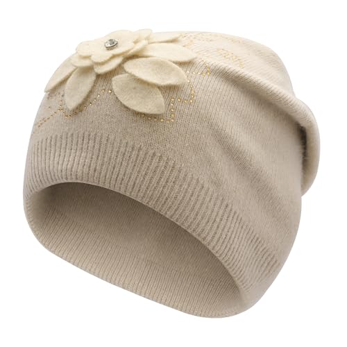 Bonnet tricoté double couche à motif tête de mort pour femme qui affirme votre style unique