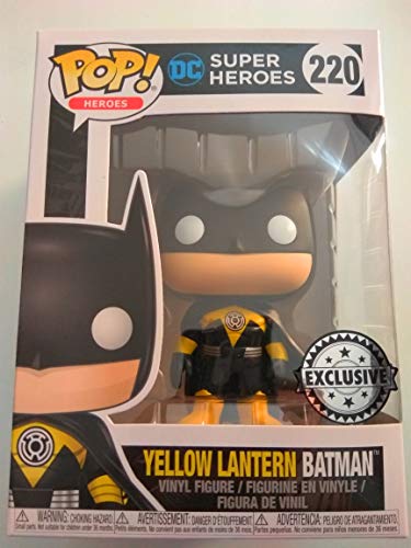 Figure Pop Dc Comics Yellow Lantern Batman Exclusive