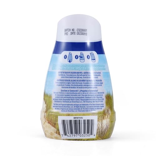 Clorox Fraganzia Gel Air Freshener Cone, Fresh Ocean Breeze Scent - No-Plug, Battery-Free Air Freshener for Small Rooms, Closets, Kitchens, Bathrooms, Offices and More, 6 Ounce