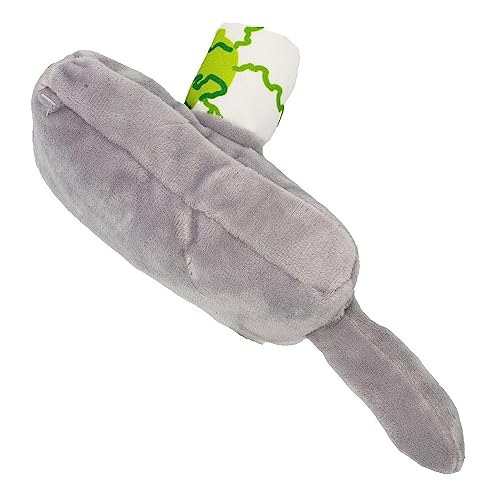 Buckle-Down Dog Toy, Comedy, Plush Squeaker Rick and Morty Portal Gun (DTPT-RMYS), 10.5" x 4.0" - Image 2